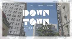 Desktop Screenshot of downtownstockton.org